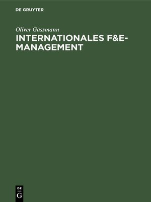 cover image of Internationales F&E-Management